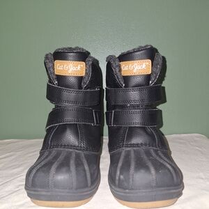 Cat & Jack Black Kids Boots